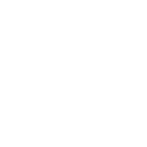 A white cross symbol inside a circle on a black background.