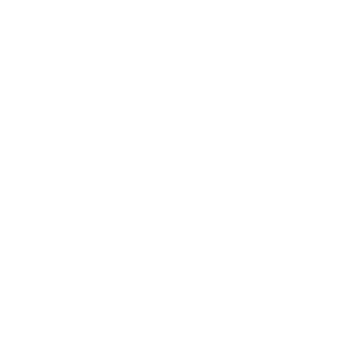 Icon of a factory with a rectangular building and a tall chimney, depicted in white on a black background.